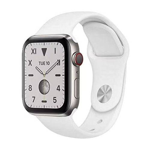 Apple Watch Series 5 (44mm, GPS + Cellular) Titanium Silver Case with – MK  ELECTRONICS