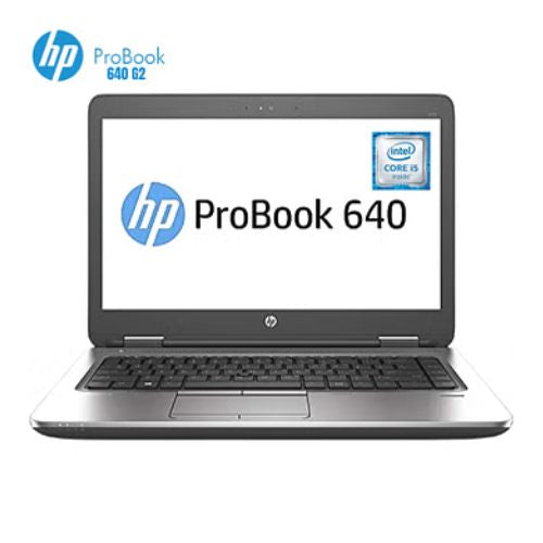 Renewed-HP ProBook 640 G2 Core i5-6th Generation | RAM 8GB | SSD 256GB | 14-Inch Display Screen | Windows 10 MK ELECTRONICS UAE