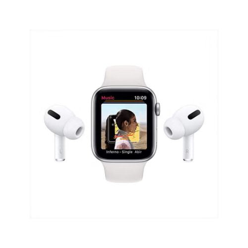 Apple Watch Series 6 (GPS, 44mm) - Silver Aluminium Case with White Sport Band MK ELECTRONICS UAE