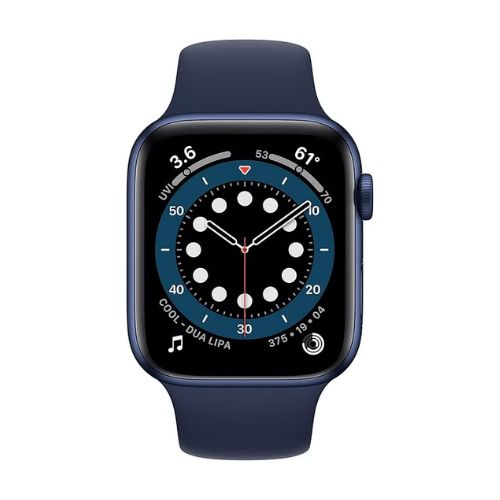 Apple Watch Series 6 (44mm, GPS) Blue Aluminum Case with Deep Navy Sport Band MK ELECTRONICS UAE