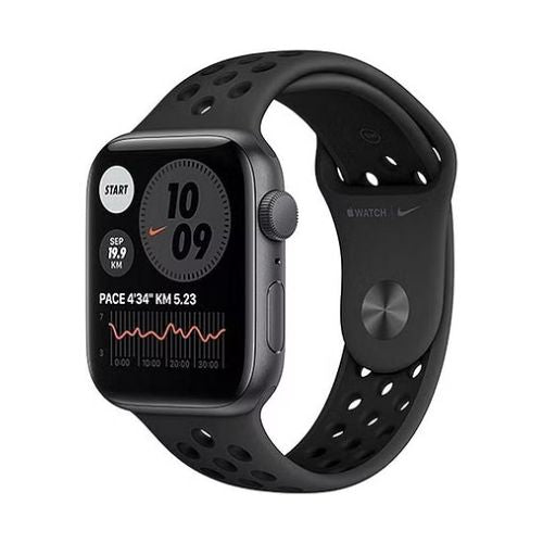 Apple Watch Series 6+ Nike (44mm, GPS) Space Grey Aluminum Case with Anthracite Black Nike Sport Band MK ELECTRONICS UAE