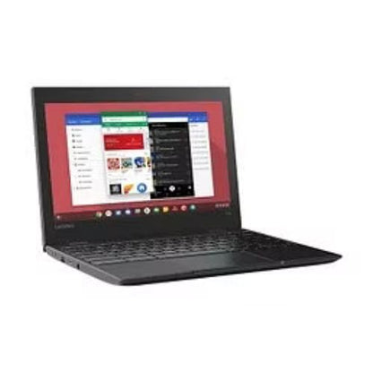 Renewed-Lenovo 100e Chromebook Laptop With 11.6-Inch Display, intel celerone, N3350/Chrome OS/4GB RAM/32GB eMMC Eng KB, Black MK ELECTRONICS UAE